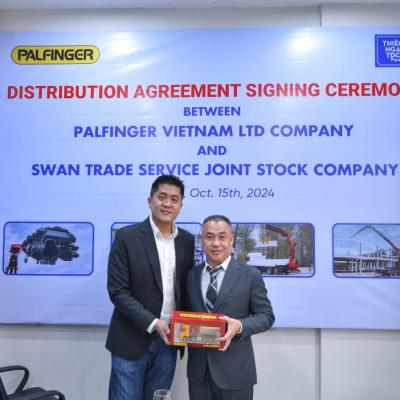 Lễ ký kết thỏa thuận phân phối giữa PALFINGER VIETNAM và THIÊN NGA TDC - Nâng tầm ngành cẩu Việt Nam